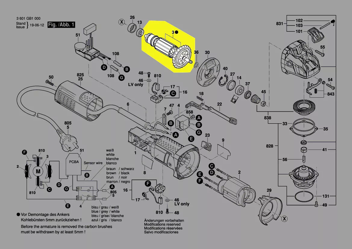 Induit réf. 1 619 P14 766 Bosch